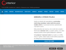 Tablet Screenshot of interkor.net